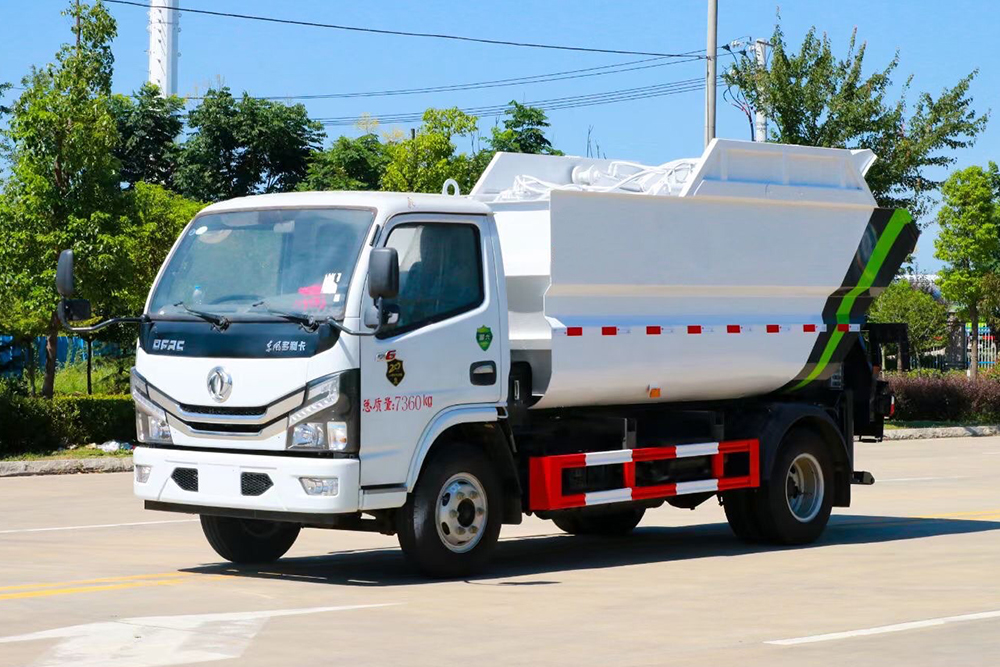 小多利卡無泄漏后掛桶垃圾車